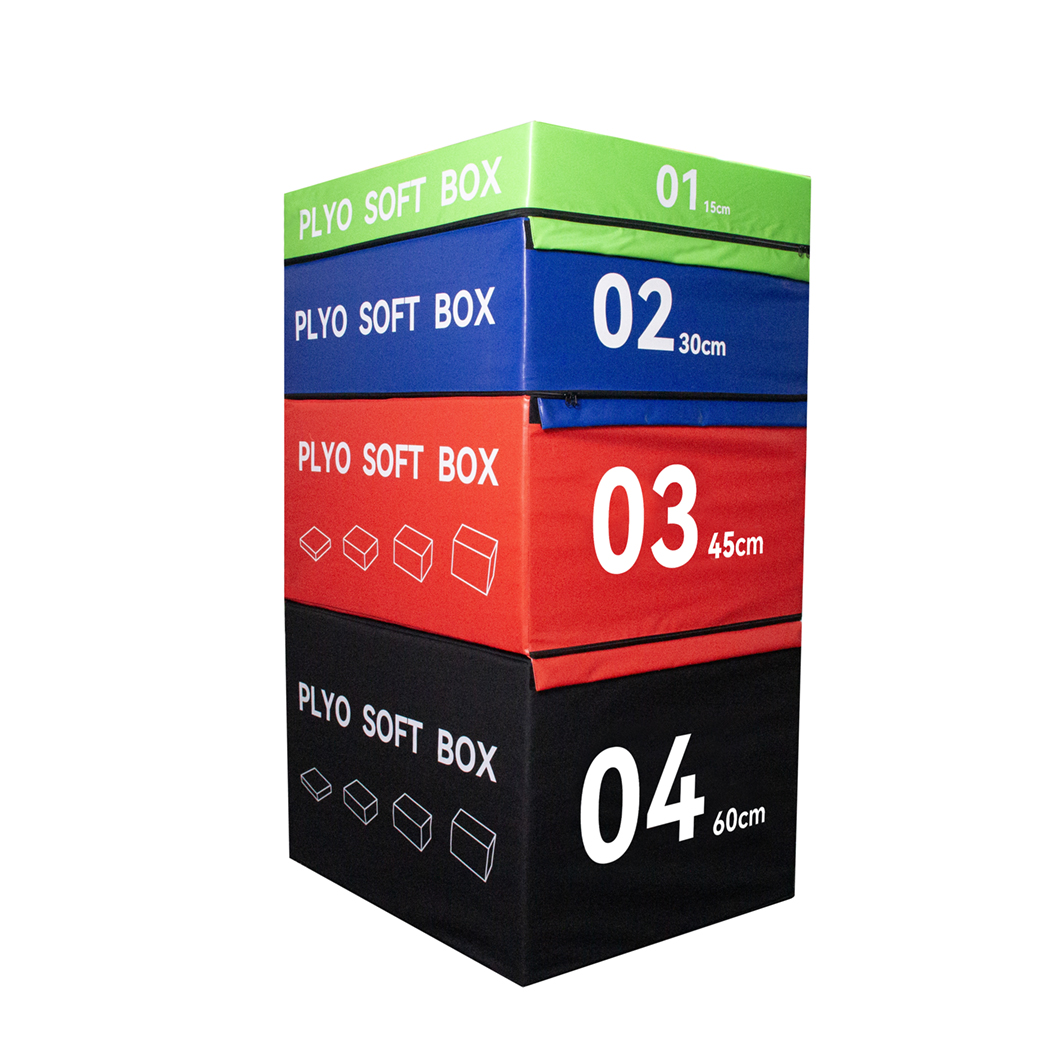 Fitness Soft Foam 4 in 1 Adjustable Plyo Box Jump Box Non-slip