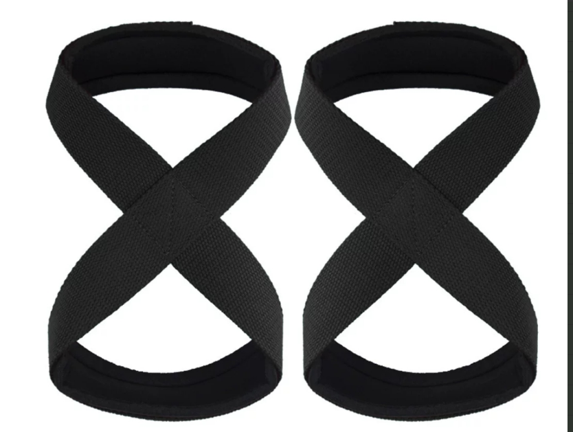 8-Shape Assist Band Wristband Pull-Up Cotton Grip Band Fitness Deadlift Single Double Bar Press Weightlifting Anti-Slip Strap